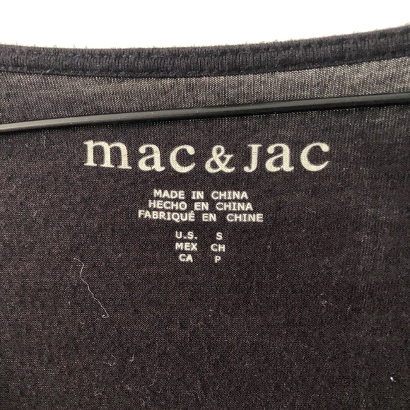 Black business casual top Mac and jac size small - Picture 3 of 3